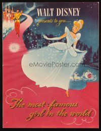 6p148 CINDERELLA trade ad '50 Walt Disney classic romantic musical fantasy cartoon!
