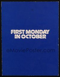 6p165 FIRST MONDAY IN OCTOBER trade ad '81 there are only eight of them against her!