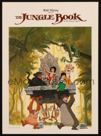 6p180 JUNGLE BOOK trade ad R84 Walt Disney cartoon classic, great image of Mowgli & friends!