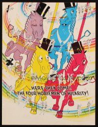 6p185 MERRY GO ROUND OF 1938 trade ad '37 Bert Lahr and the 4 Horsemen of Hilarity!