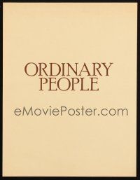 6p194 ORDINARY PEOPLE trade ad '80 Donald Sutherland, Mary Tyler Moore, directed by Robert Redford