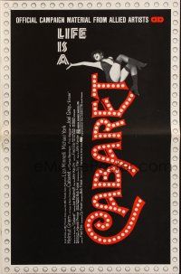 6p660 CABARET pressbook '72 Liza Minnelli sings & dances in Nazi Germany, directed by Bob Fosse!