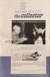 6p679 COLLECTOR pressbook '65 Terence Stamp & Samantha Eggar, directed by William Wyler!