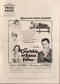 6p682 COURTSHIP OF EDDIE'S FATHER pressbook '63 Ron Howard helps Glenn Ford choose his new mother!