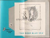 6p693 DEEP BLUE SEA pressbook '55 Kenneth More is unfaithful to wife Vivien Leigh, Anatole Litvak
