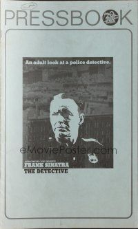 6p696 DETECTIVE pressbook '68 Frank Sinatra as gritty New York City cop, an adult look at police!