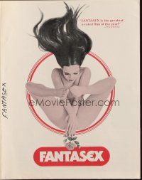 6p716 FANTASEX pressbook '76 Cecil Howard, super sexy artwork image, x-rated!
