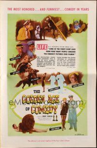 6p743 GOLDEN AGE OF COMEDY pressbook '58 Laurel & Hardy, Jean Harlow, winner of 2 Academy Awards!