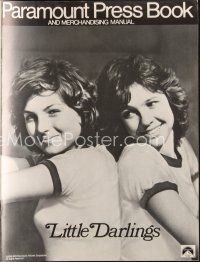 6p803 LITTLE DARLINGS pressbook '80 Tatum O'Neal & Kristy McNichol bet to lose their virginity!
