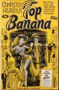 6p967 TOP BANANA pressbook '54 wacky Phil Silvers & super sexy Judy Lynn, completely hilarious!
