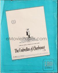 6p977 UMBRELLAS OF CHERBOURG pressbook '65 Catherine Deneuve, directed by Jacques Demy!