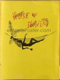 6p057 HOUSE OF FLOWERS stage play souvenir program book '54 Pearl Bailey, Truman Capote!