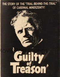 6p173 GUILTY OF TREASON trade ad '50 Paul Kelly, Charles Bickford, Bonita Granville