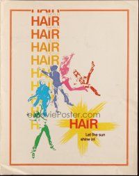 6p174 HAIR trade ad '79 Milos Forman, Treat Williams, musical, let the sun shine in!
