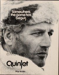 6p199 QUINTET trade ad '79 Paul Newman against the world, Robert Altman directed sci-fi!