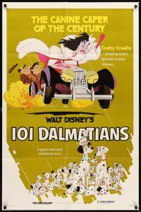 6k628 ONE HUNDRED & ONE DALMATIANS 1sh R79 most classic Walt Disney canine family cartoon!