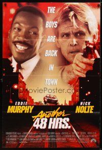 6k049 ANOTHER 48 HRS DS 1sh '90 ex-con Eddie Murphy & cop Nick Nolte are back in town!