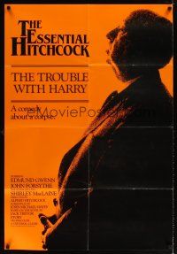 6k906 TROUBLE WITH HARRY English 1sh R83 Alfred Hitchcock, John Forsythe & Shirley MacLaine!