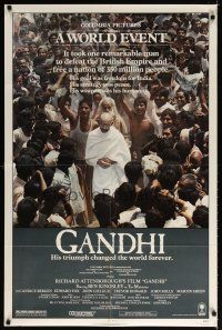 6k365 GANDHI 1sh '82 Ben Kingsley as The Mahatma, directed by Richard Attenborough!