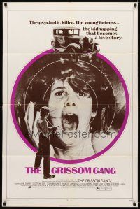 6k396 GRISSOM GANG style A 1sh '71 Robert Aldrich, Kim Darby is kidnapped by psychotic killer!