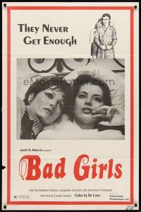 6k500 LES BICHES 1sh R1979 Claude Chabrol directed, Trintignant, Jacqueline Sassard, Bad Girls!