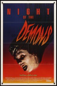 6k600 NIGHT OF THE DEMONS int'l 1sh '88 Jason & Freddy are scared, you'll have a hell of a time!