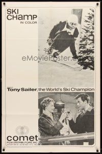 6k794 SKI CHAMP 1sh '66 Toni Sailer, world's ski champion, please help identify!
