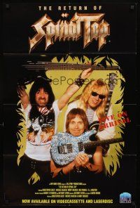 6k017 SPINAL TAP REUNION video poster '92 wacky image of band, live on arrival!