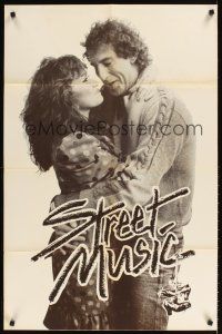 6k832 STREET MUSIC teaser 1sh '81 Elizabeth Daily, Larry Breeding, romantic image!
