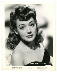 6m094 ANNE SHIRLEY 8x10 still '40 sexy head & shoulders close up in low-cut dress!
