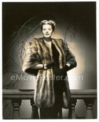 6m098 ARLENE DAHL 7.5x9.5 still '48 sexy in fur coat starring in My Wild Irish Rose by Bert Six!