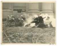 6m124 BEN-HUR 8x10 still '25 cool smashup in the famous chariot race by Fred Morgan!