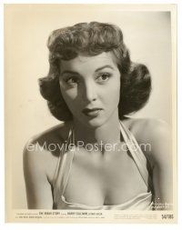 6m128 BEVERLY GARLAND 8x10 still '54 close up in sexy halter top dress from The Miami Story!