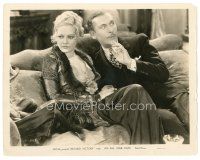 6m131 BEYOND VICTORY 8x10 still '31 close up of sexy Marion Shilling & Lew Cody on couch!