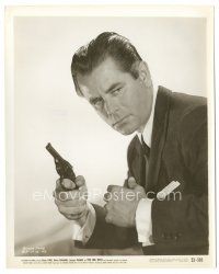 6m134 BIG HEAT 8x10 still '53 close up of Glenn Ford pointing his gun, Fritz Lang noir!