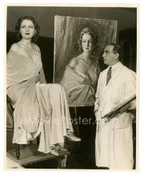 6m138 BILLIE DOVE 8x10 still '31 great image of the actress having her portrait painted!