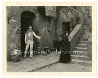 6m145 BLOOD & SAND 8x10 still '22 Rudolph Valentino in doorway holds hand out for pretty Lila Lee!