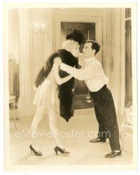 6m167 BUSTER KEATON 8x10 still '32 wonderful close up with sexy Thelma Todd in Speak Easily!