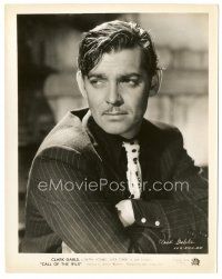 6m172 CALL OF THE WILD 8x10 still R43 great portrait of Clark Gable in the Jack London story !