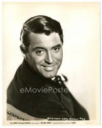 6m180 CARY GRANT 8x10 still '39 great head & shoulders smiling c/u from His Girl Friday!