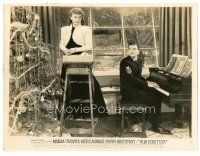 6m194 CHRISTMAS IN CONNECTICUT 7.75x10 still '45 Morgan plays piano for Stanwyck, Indiscretion!