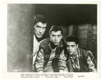 6m224 CRIME IN THE STREETS 8x10 still R65 Sal Mineo & John Cassavetes, directed by Don Siegel!