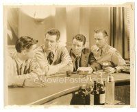 6m225 CROSSFIRE 8x10 still '47 Robert Ryan & two men look at George Cooper at bar!