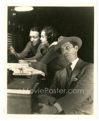 6m252 DEVIL'S HOLIDAY cadid 8x10 still '30 director, Pitts & Sparks at switchboard by Schoenbaun!