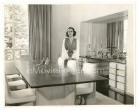 6m263 DOLORES DEL RIO deluxe 8x10 still '40 the pretty actress at home in her dining room!