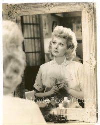 6m322 FOREVER DARLING 7.25x9.5 still '56 Lucille Ball by mirror getting primped for her wedding!