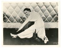 6m344 GAIL PATRICK 8x10 still '30s taking ten minutes to do her daily exercises to stay fit!
