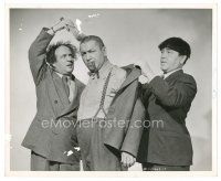 6m343 G.I. WANNA HOME 8x10 still '46 the wacky Three Stooges Moe, Larry & Curly by Ellison!