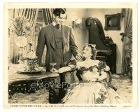 6m382 GONE WITH THE WIND 8x10 still '39 close up of Clark Gable smiling down at Ona Munson!
