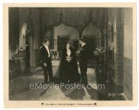 6m383 GOOD & NAUGHTY 8x10 still '26 Pola Negri in wonderful elaborate outfit w/ 2 guys in tuxedos!